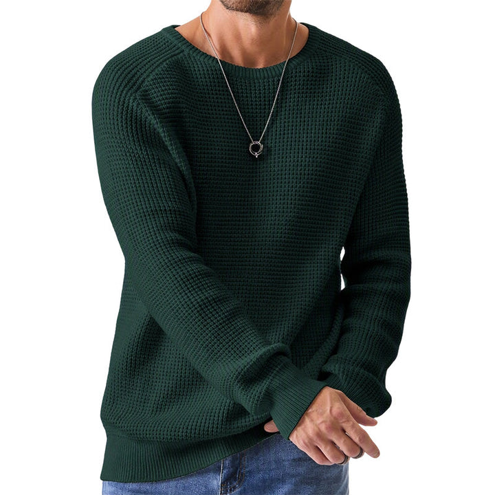 Lorvesso™ – Męski sweter z okrągłym dekoltem