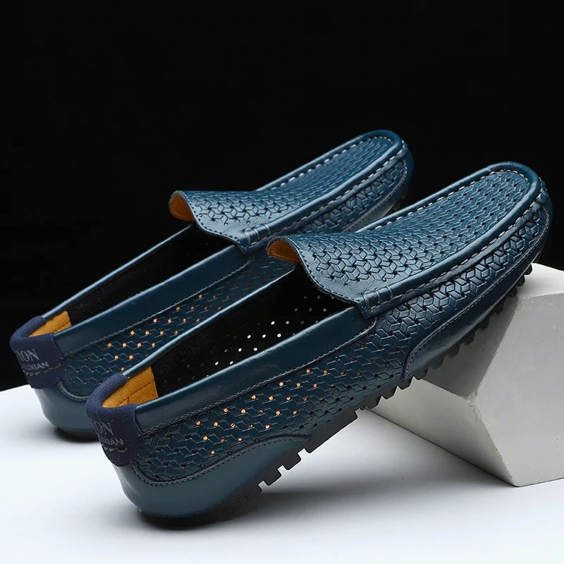 Hutton | Skórzane Mokasyny Premium