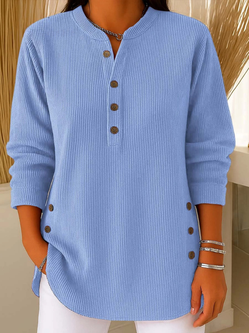 Nieves™ | Tunika Henley z guzikami