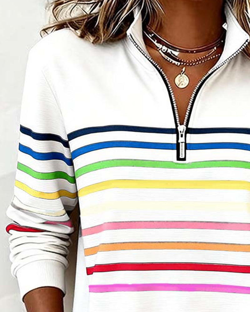 Marie | Casual sweter w kolorowym stylu