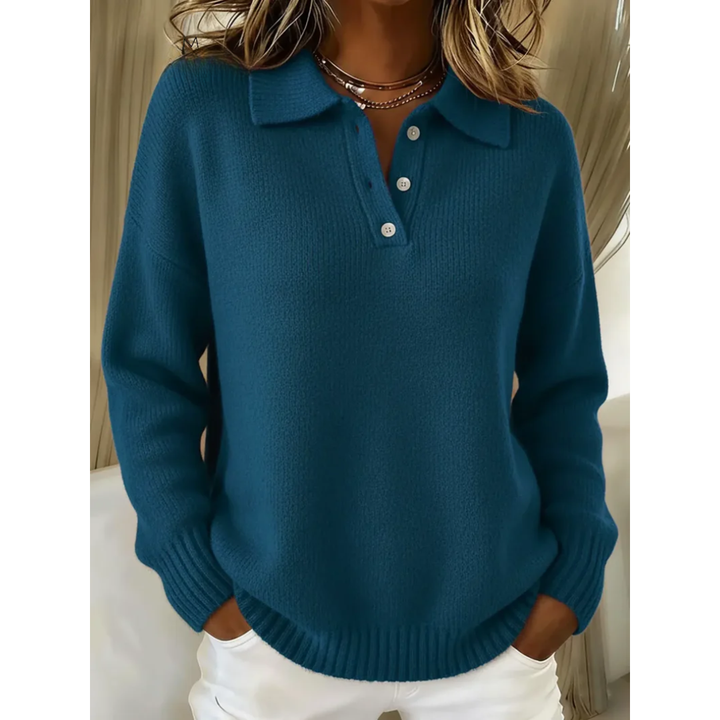 Marina™ | Miękki sweter polo