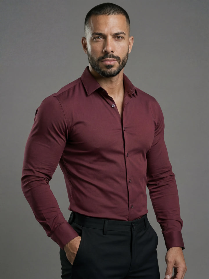 Alessio™ – Męska koszula dopasowana Stretch Fit