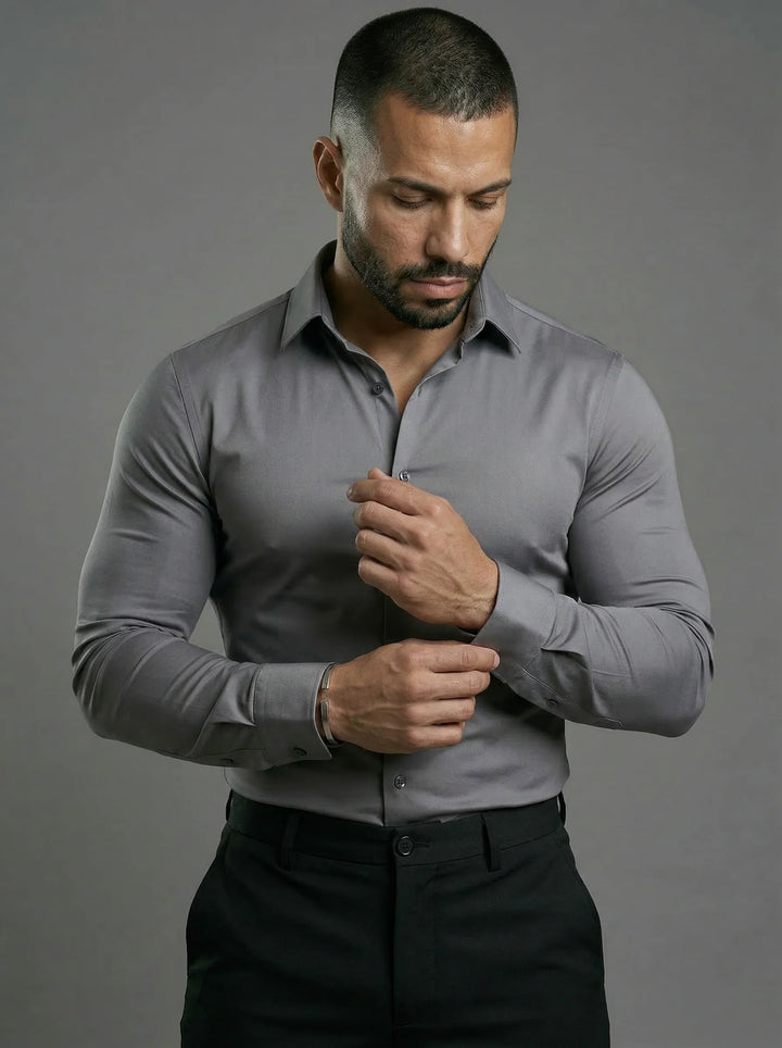Alessio™ – Męska koszula dopasowana Stretch Fit