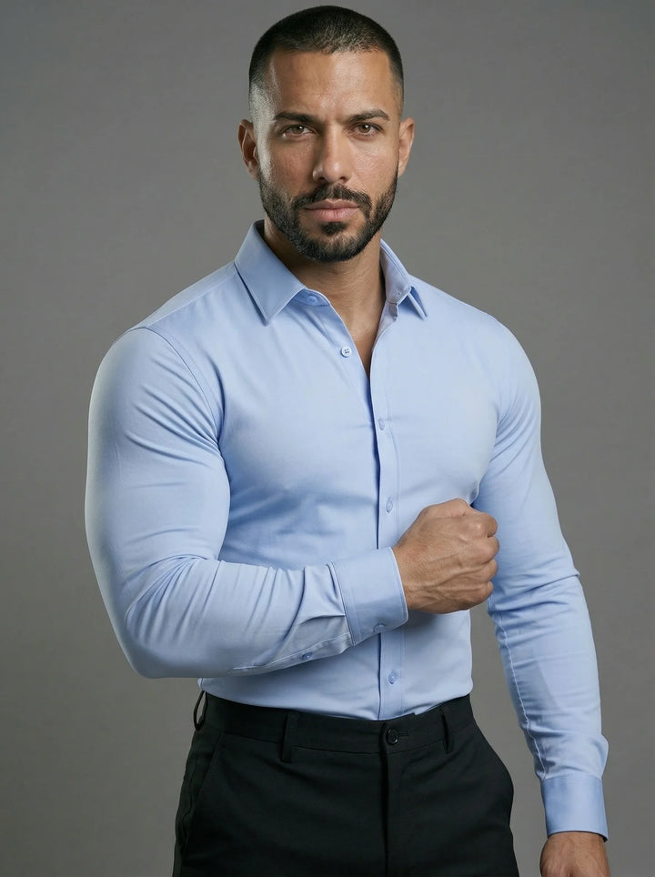 Alessio™ – Męska koszula dopasowana Stretch Fit