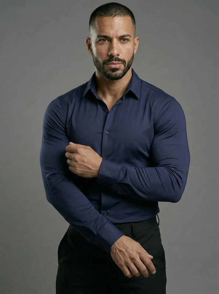 Alessio™ – Męska koszula dopasowana Stretch Fit