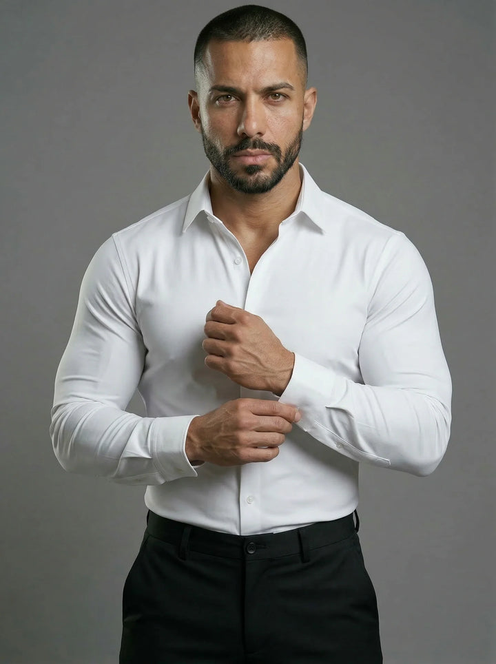 Alessio™ – Męska koszula dopasowana Stretch Fit