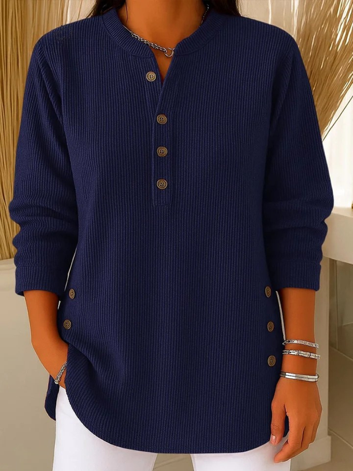 Nieves™ | Tunika Henley z guzikami