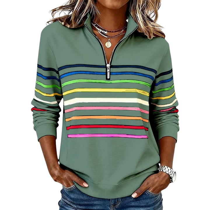 Marie | Casual sweter w kolorowym stylu