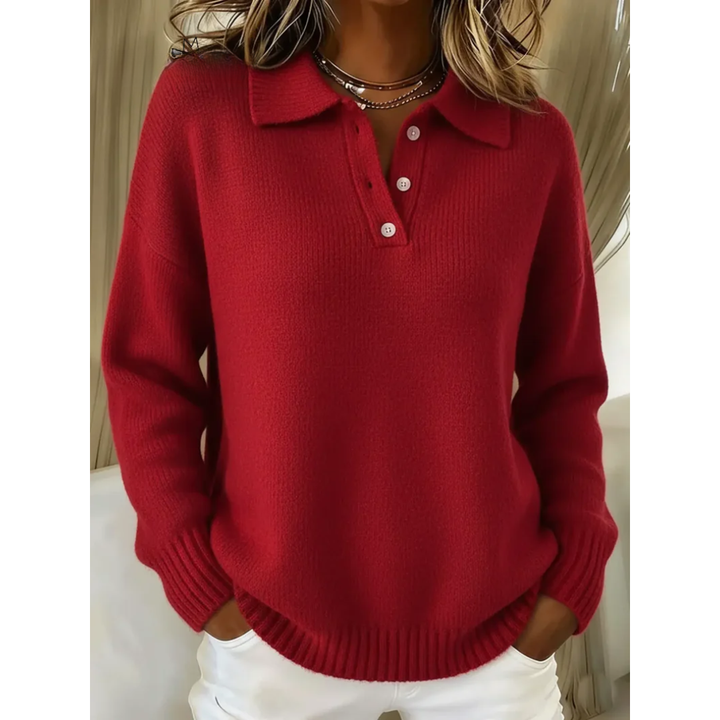 Marina™ | Miękki sweter polo