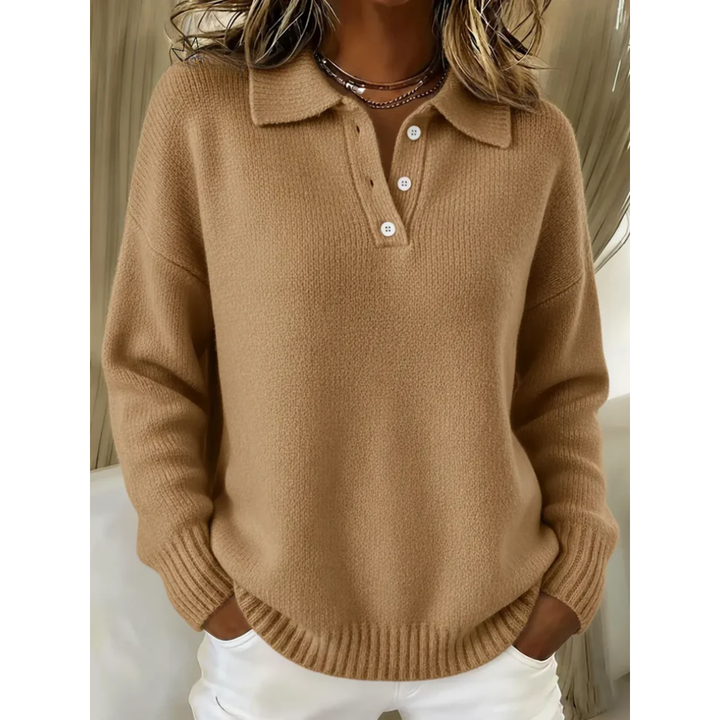 Marina™ | Miękki sweter polo