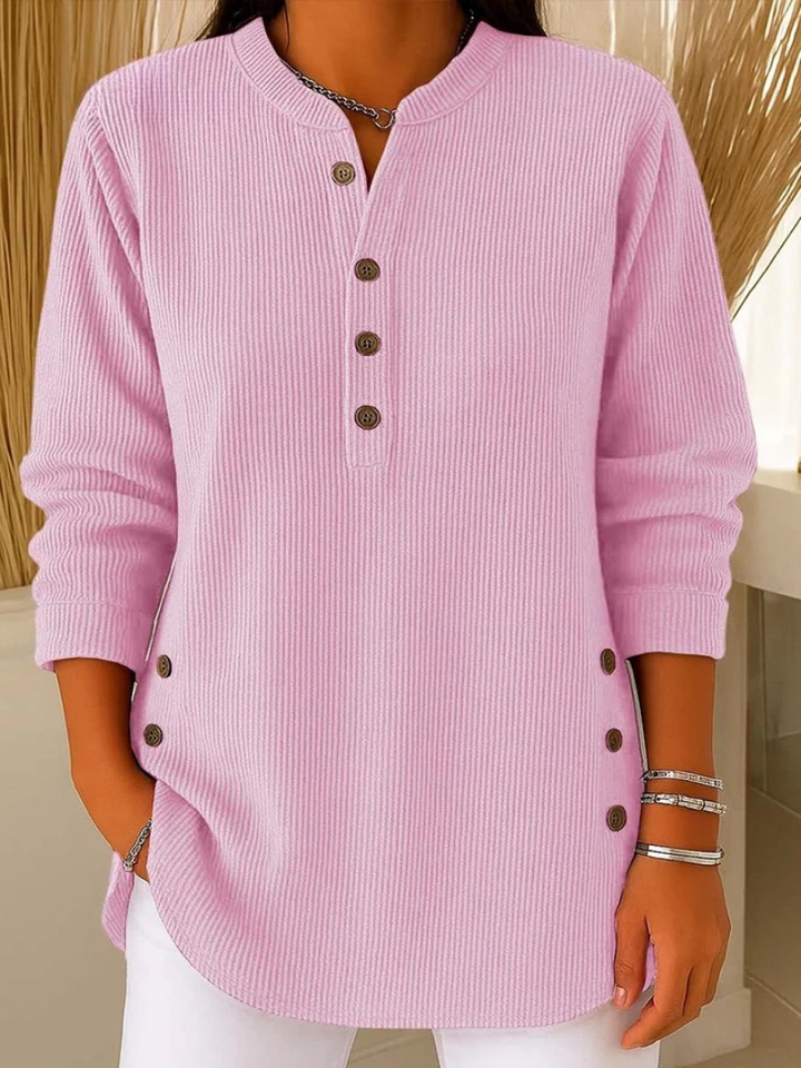 Nieves™ | Tunika Henley z guzikami