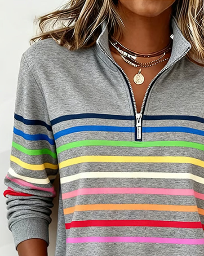 Marie | Casual sweter w kolorowym stylu