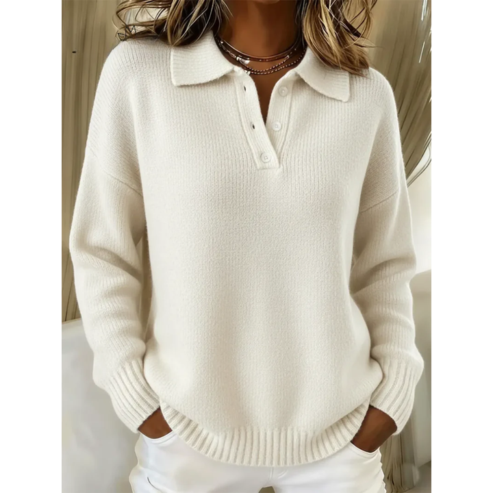 Marina™ | Miękki sweter polo