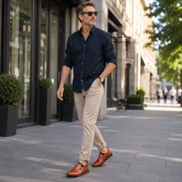 Velmoro™ – Męskie eleganckie buty wsuwane z antypoślizgową podeszwą