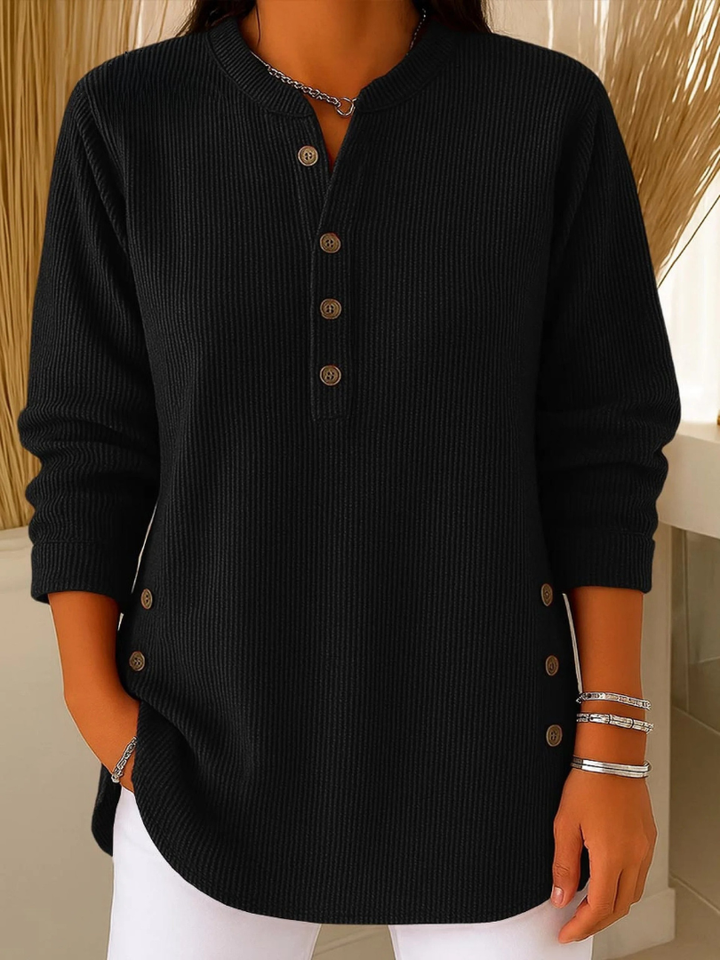 Nieves™ | Tunika Henley z guzikami