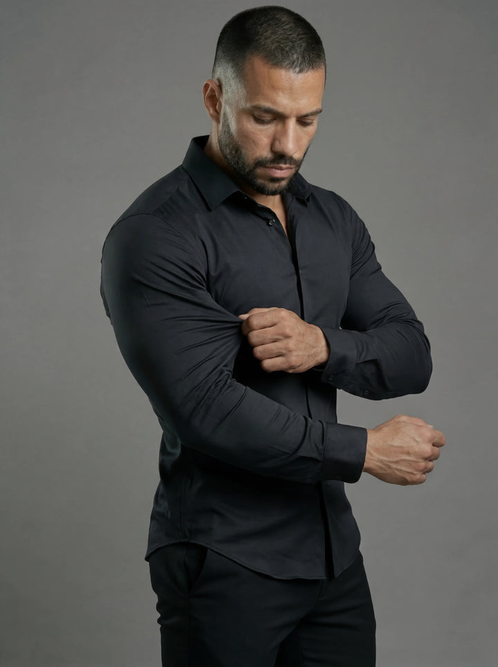 Alessio™ – Męska koszula dopasowana Stretch Fit
