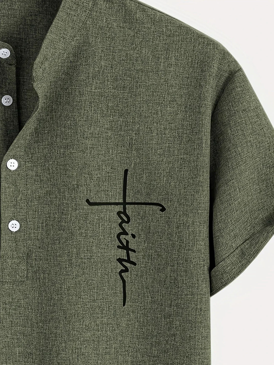 Leblanc™ | Elegancka koszula z krótkim rękawem i stójką