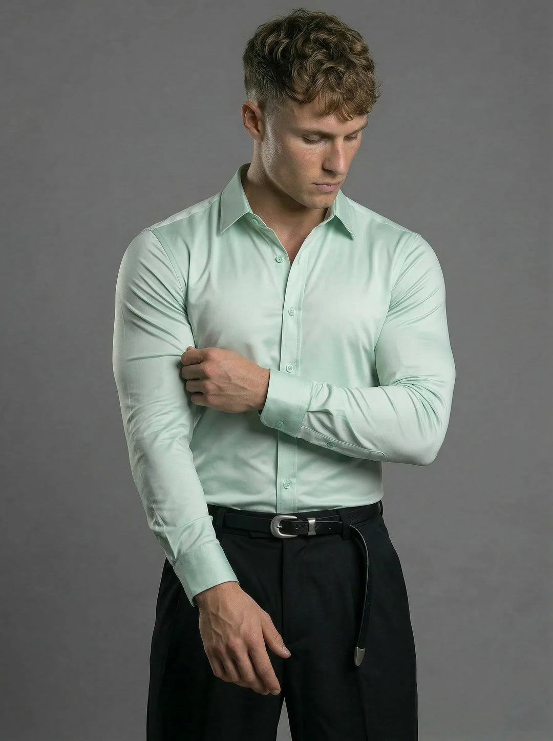 Alessio™ – Męska koszula dopasowana Stretch Fit