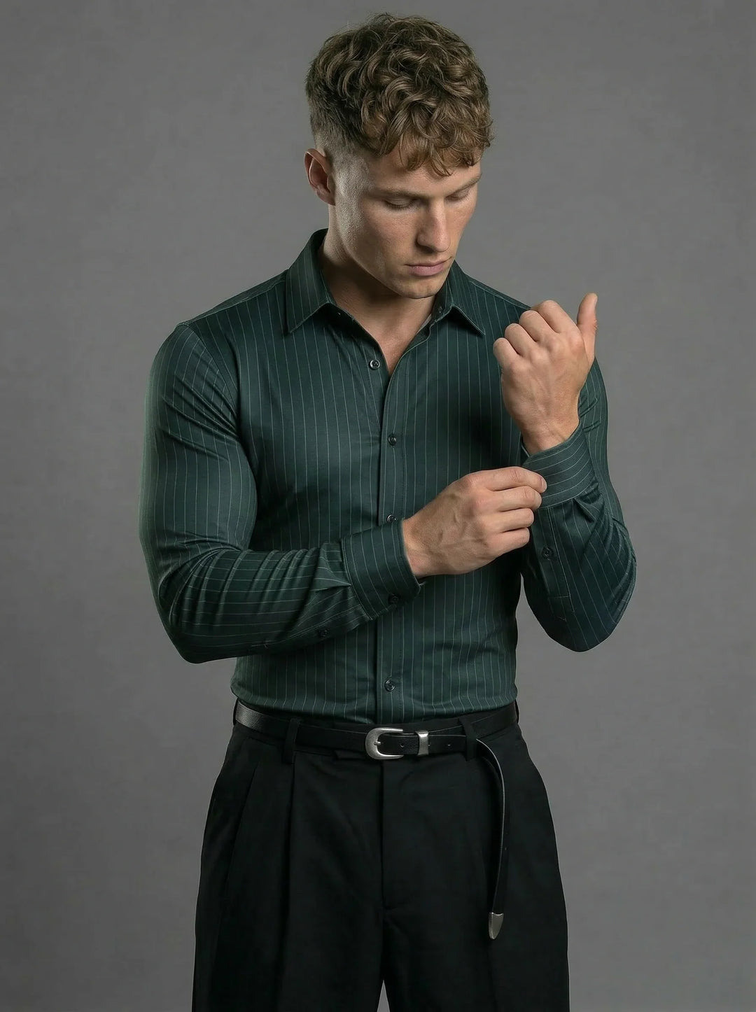 Alessio™ – Męska koszula dopasowana Stretch Fit