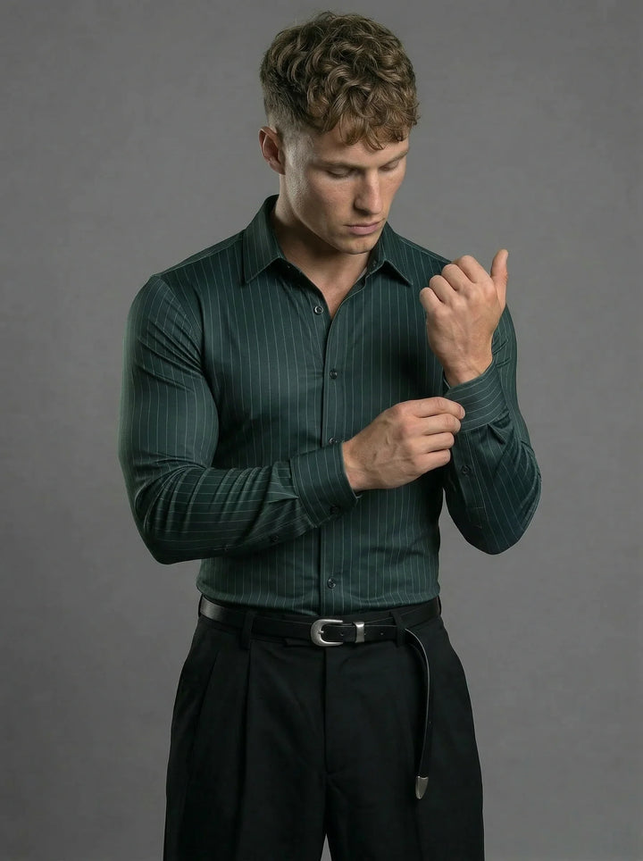 Alessio™ – Męska koszula dopasowana Stretch Fit