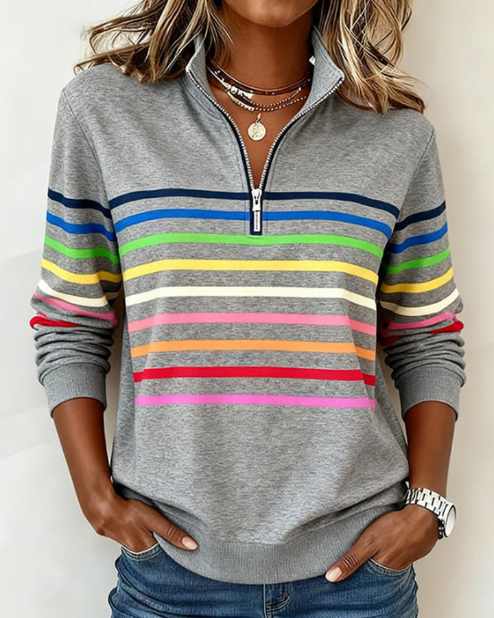 Marie | Casual sweter w kolorowym stylu