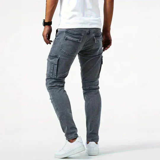 ELARA | jeansy cargo premium