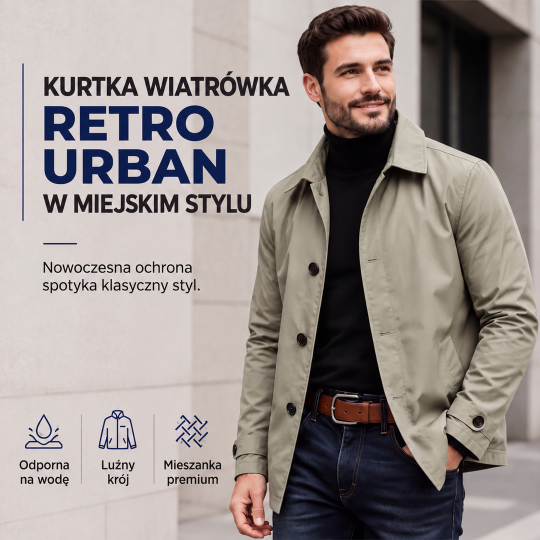 Norvex™ – Męski płaszcz przeciwdeszczowy