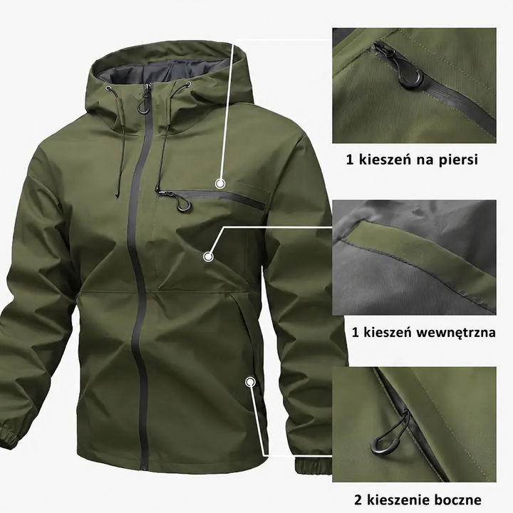 Vardex™ – Męska kurtka przeciwdeszczowa