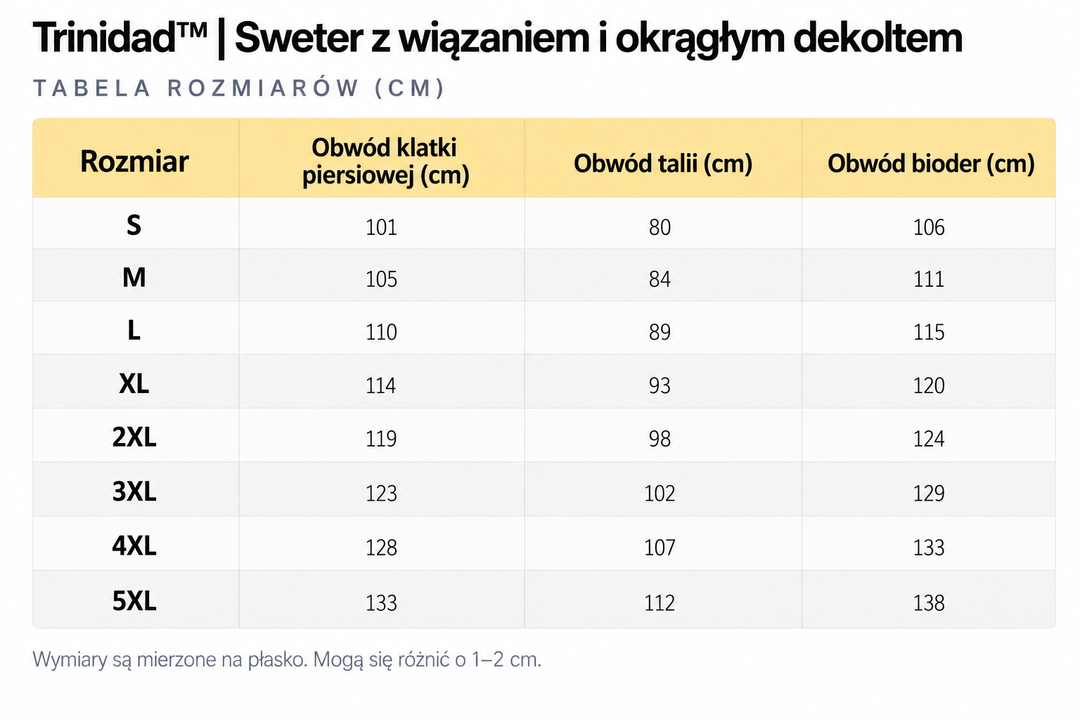 Trinidad™ | Sweter z wiązaniem i okrągłym dekoltem