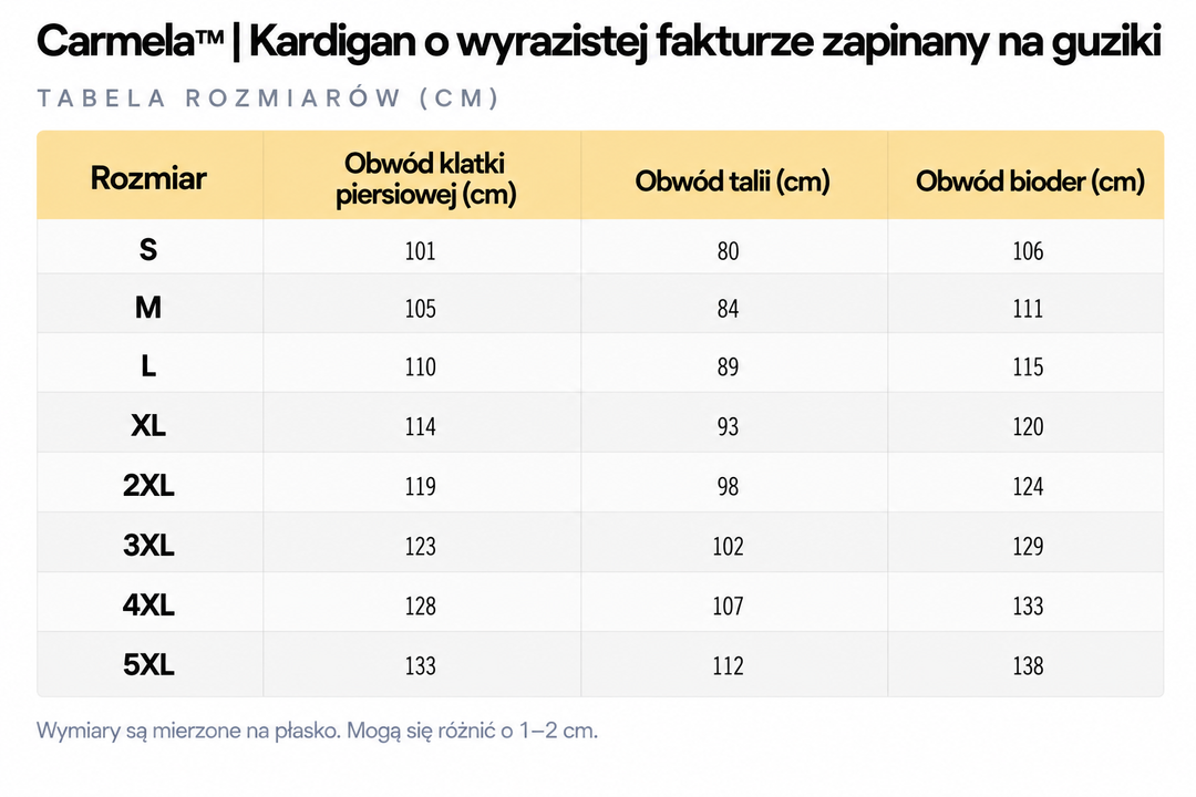Carmela™ | Kardigan o wyrazistej fakturze zapinany na guziki