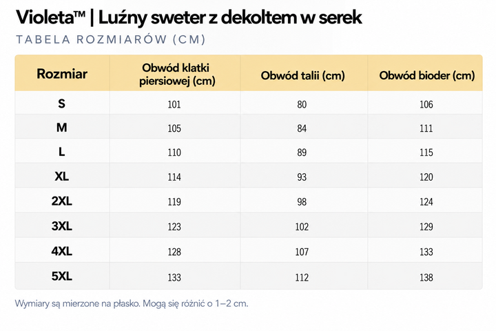 Violeta™ | Luźny sweter z dekoltem w serek