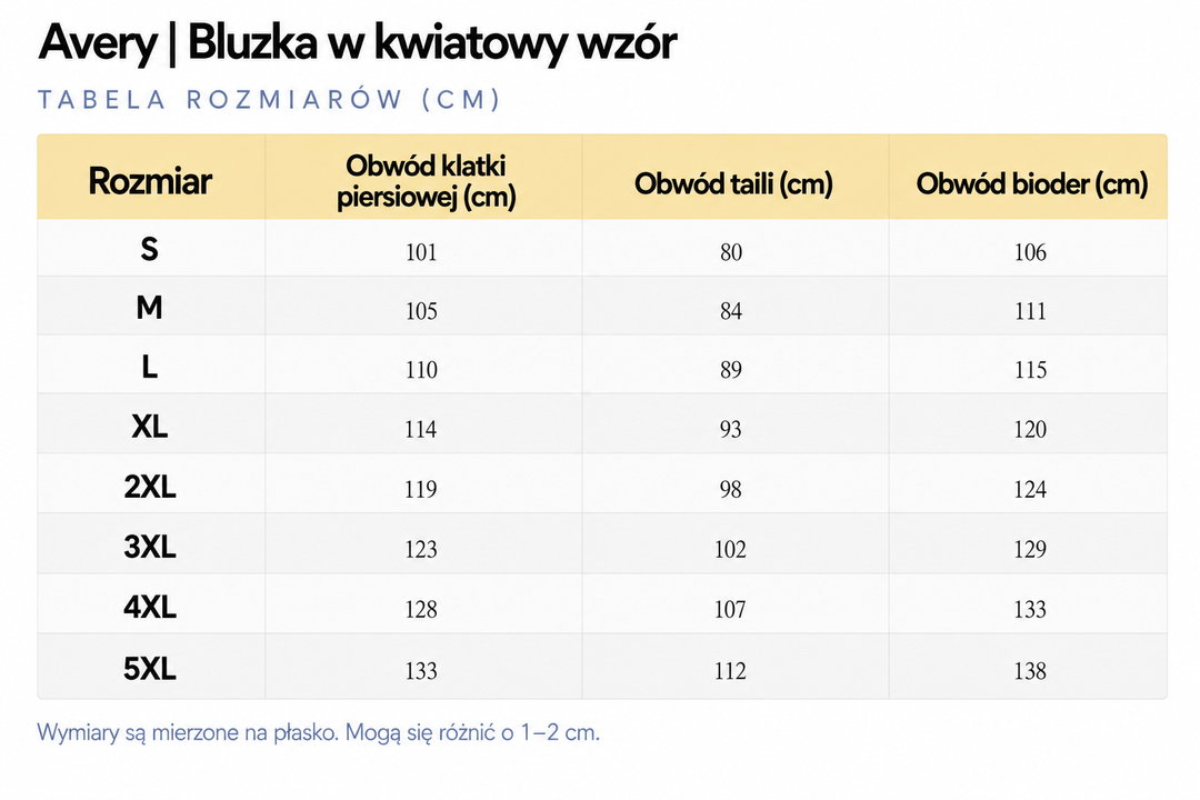 Avery | Bluzka w kwiatowy wzór