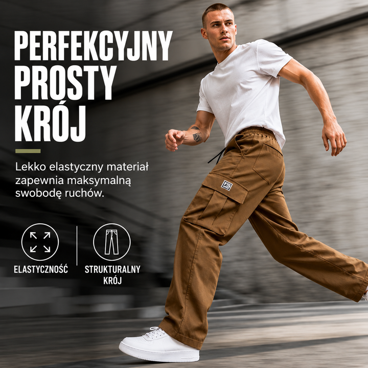 Kordano™ – Męskie spodnie cargo o luźnym kroju