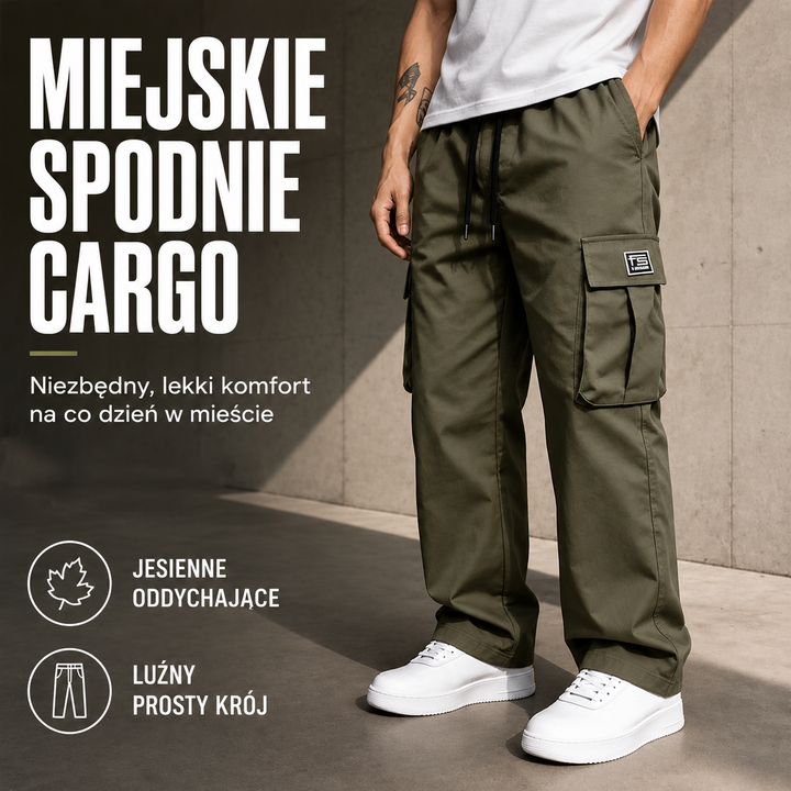 Kordano™ – Męskie spodnie cargo o luźnym kroju