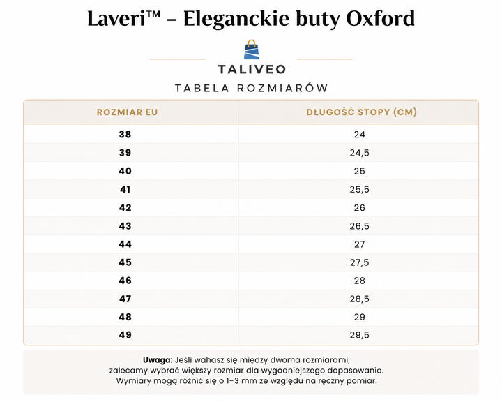 Laveri™ – Eleganckie buty Oxford