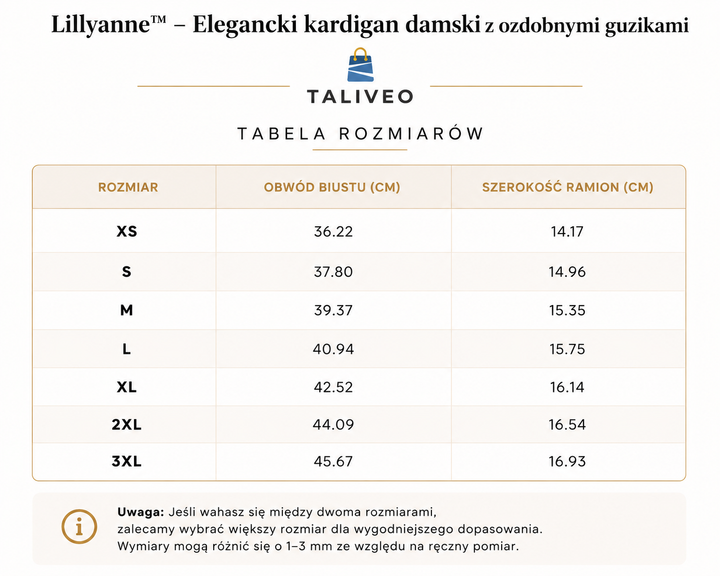 Lillyanne™ – Elegancki kardigan damski z ozdobnymi guzikami