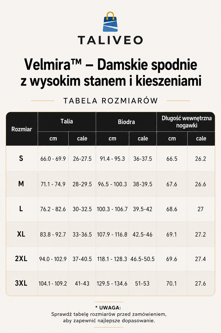 Velmira™ – Damskie spodnie z wysokim stanem i kieszeniami