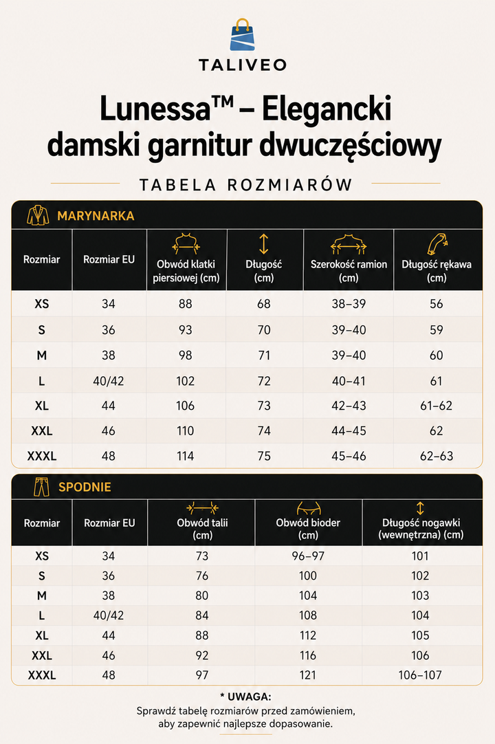Lunessa™ – Elegancki damski garnitur dwuczęściowy