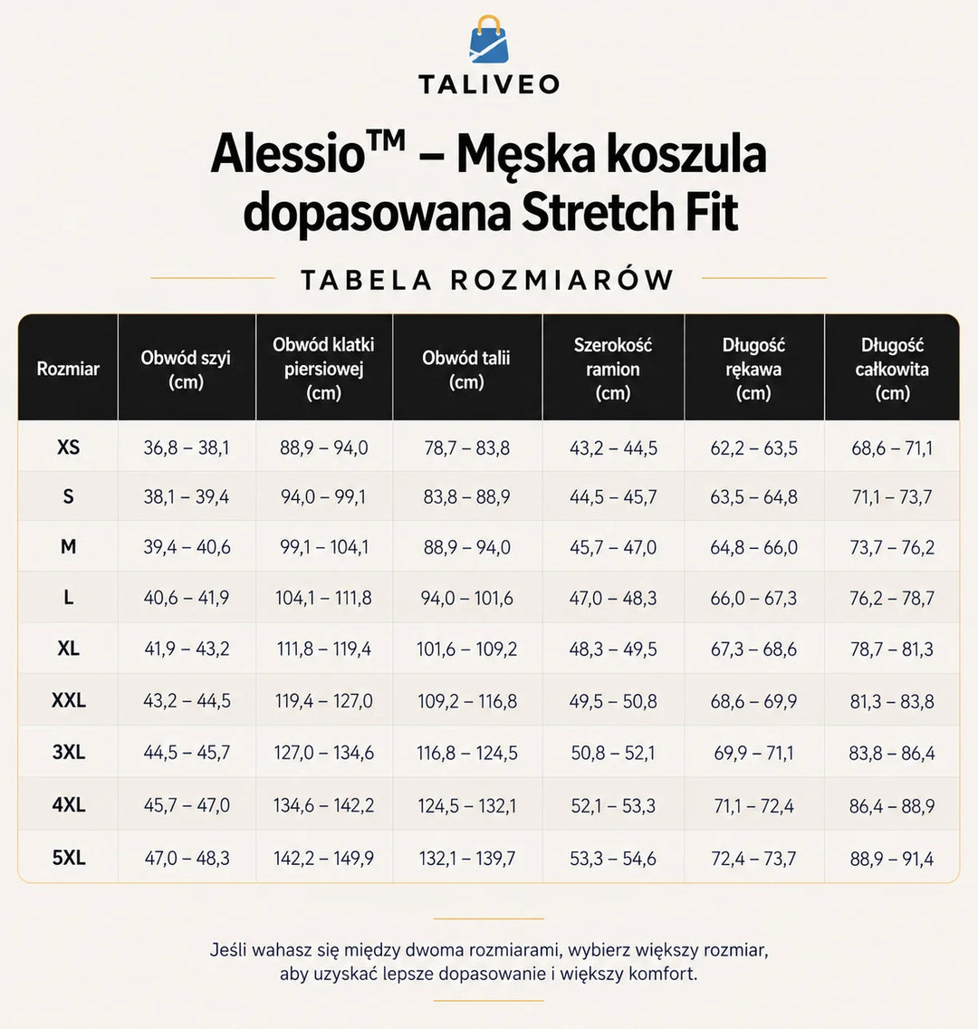 Alessio™ – Męska koszula dopasowana Stretch Fit