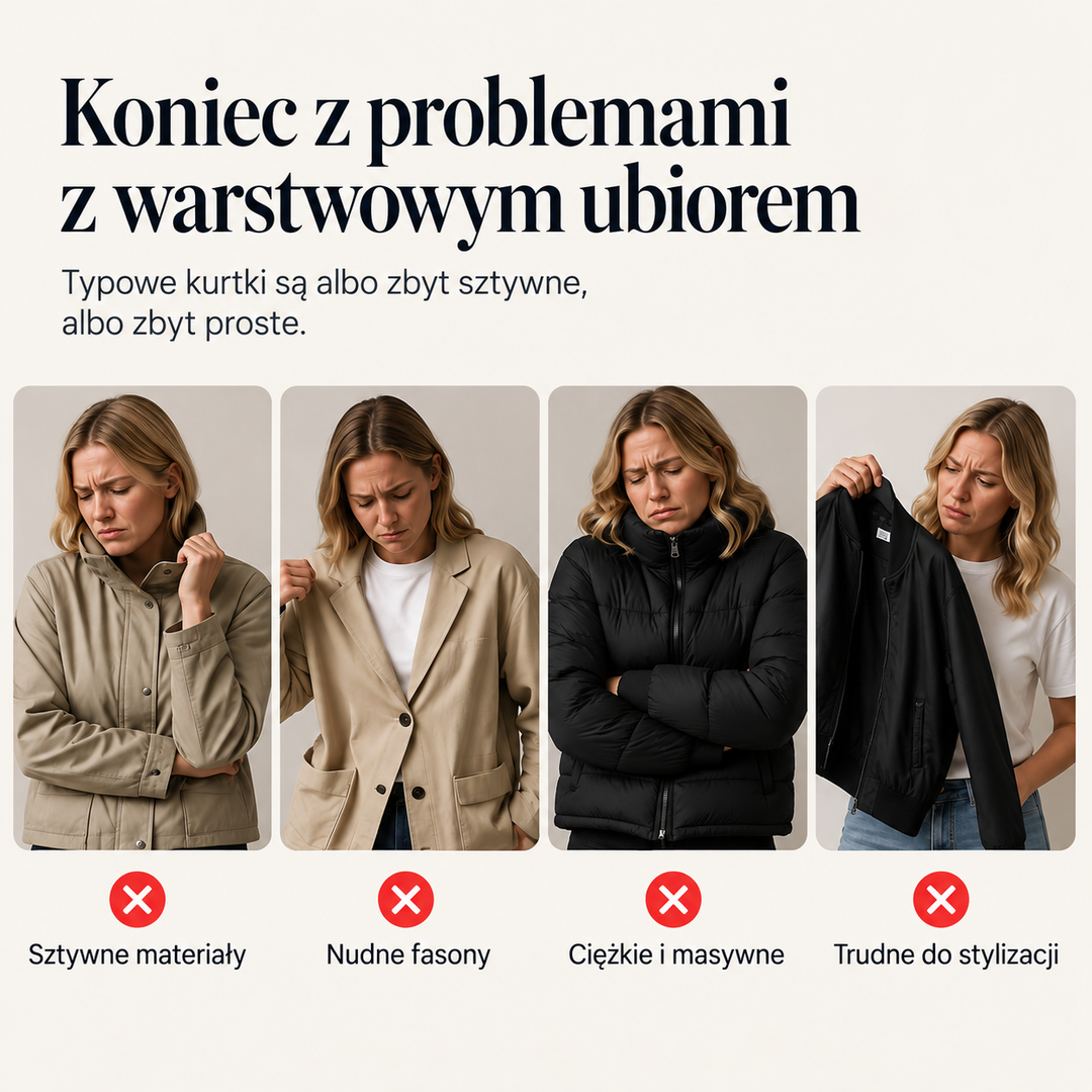 Elowen™ – Damska kurtka z dzianiny i denimu