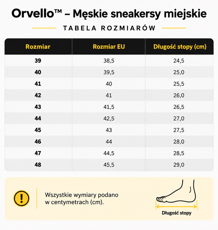 Orvello™ – Męskie sneakersy miejskie o maksymalnym komforcie