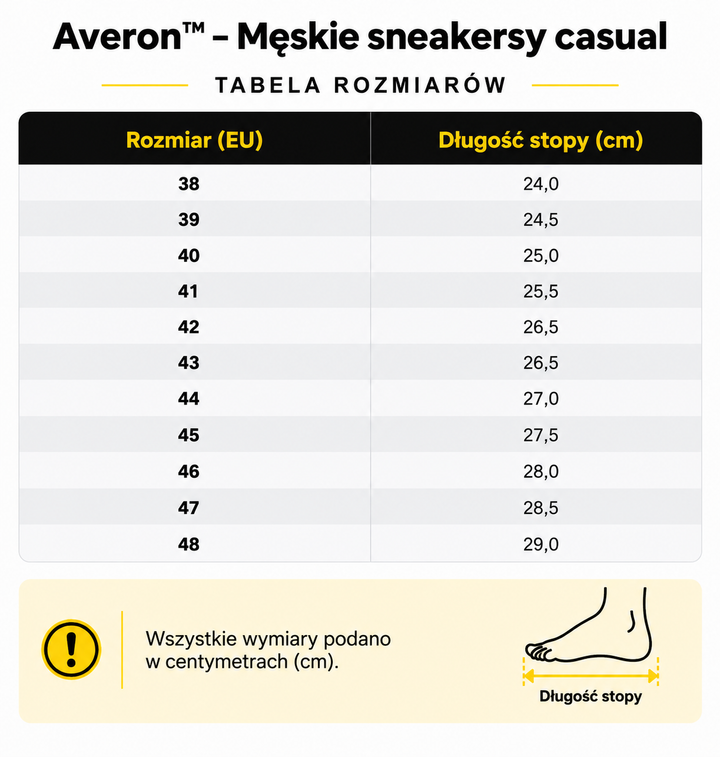 Averon™ – Męskie sneakersy casual
