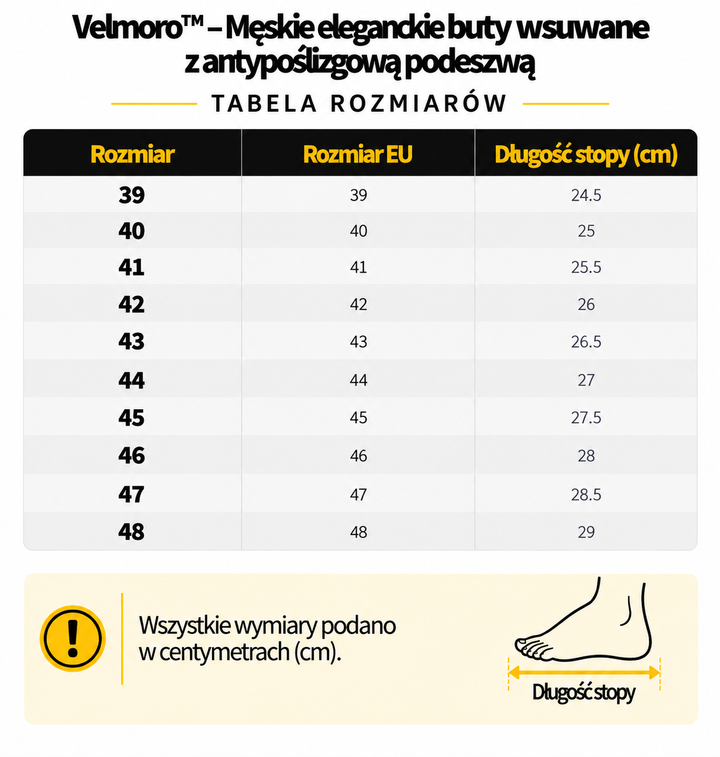 Velmoro™ – Męskie eleganckie buty wsuwane z antypoślizgową podeszwą