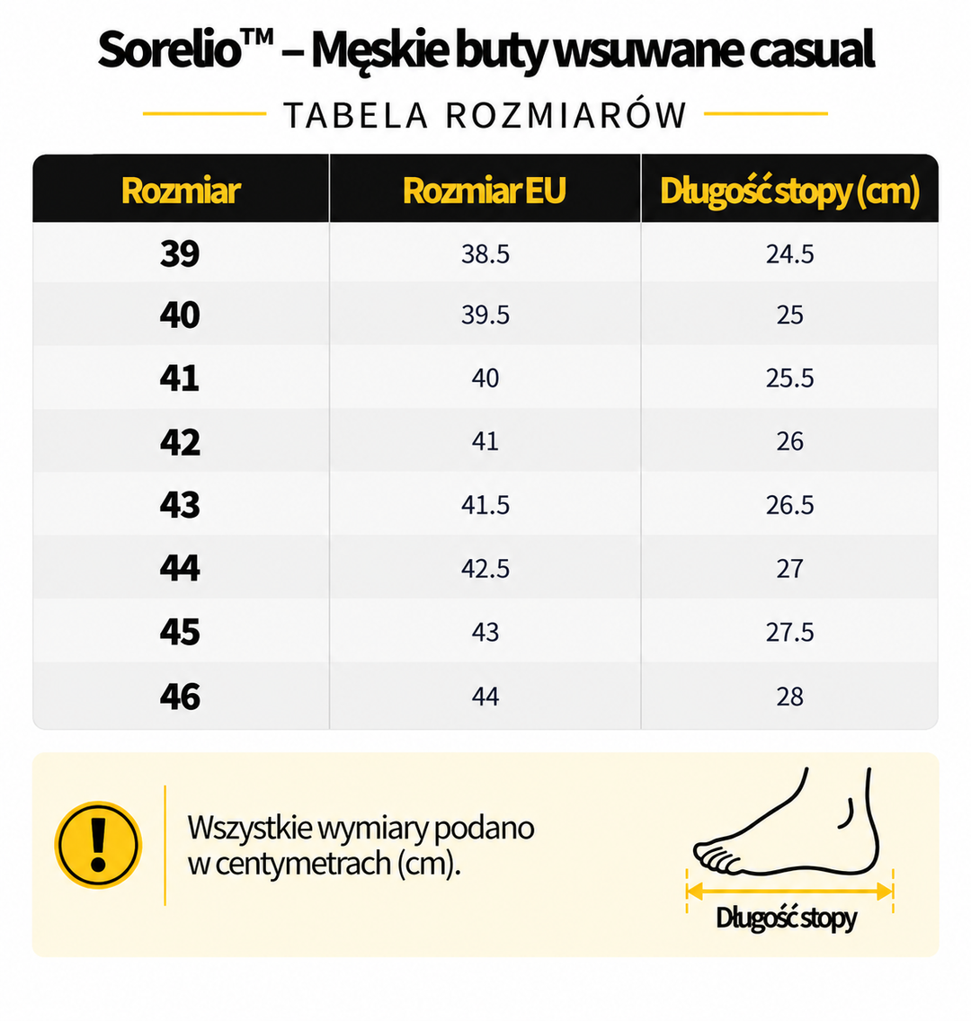 Sorelio™ – Męskie buty wsuwane casual