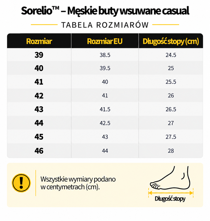 Sorelio™ – Męskie buty wsuwane casual