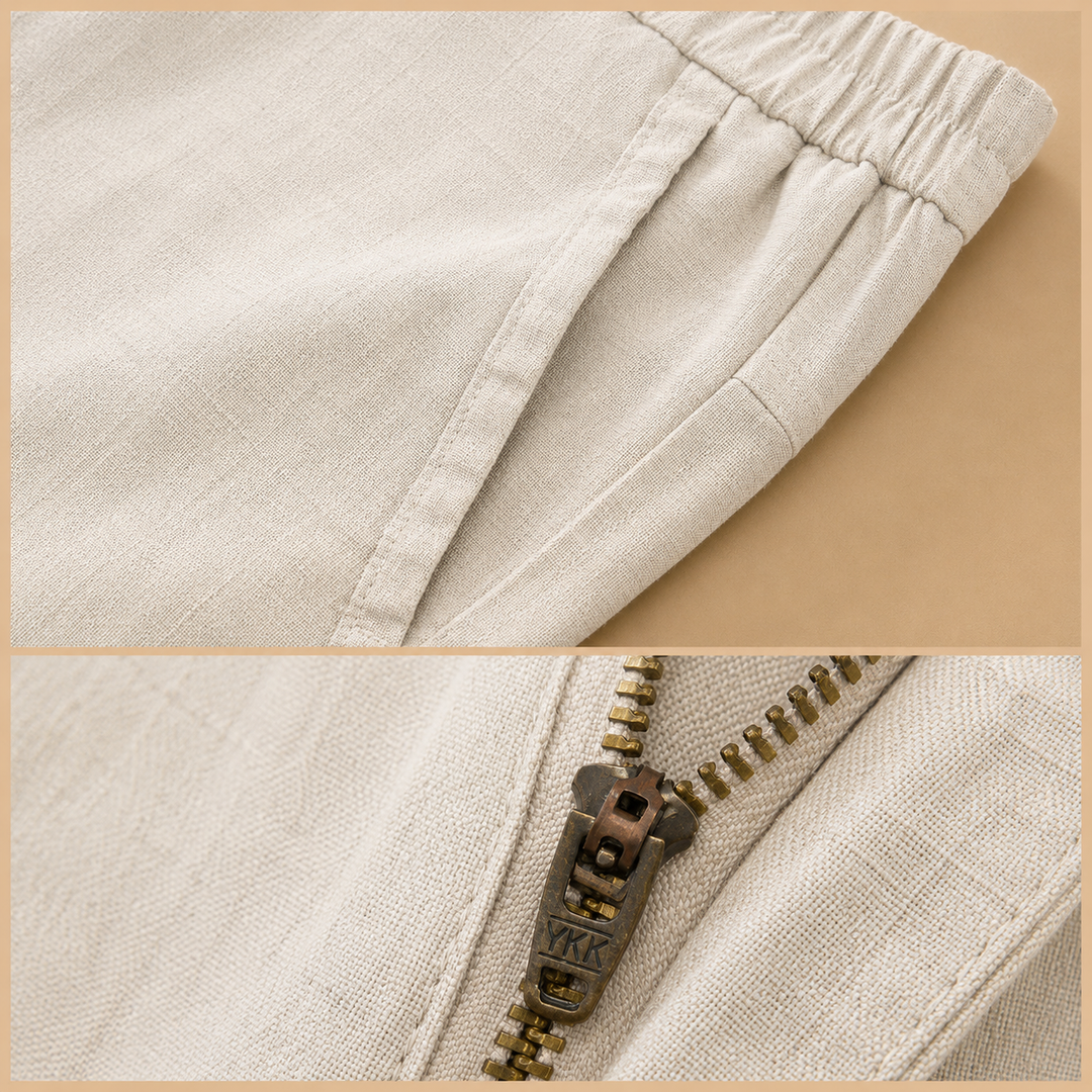 Hudson | Lniane Szorty Premium