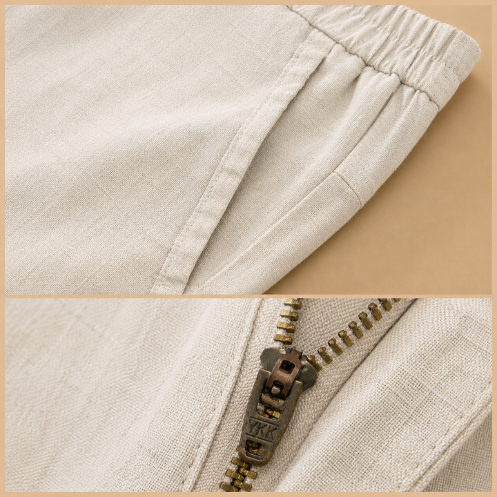 Hudson | Lniane Szorty Premium