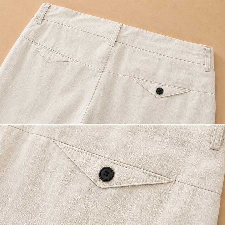 Hudson | Lniane Szorty Premium