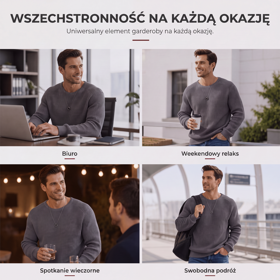 Lorvesso™ – Męski sweter z okrągłym dekoltem