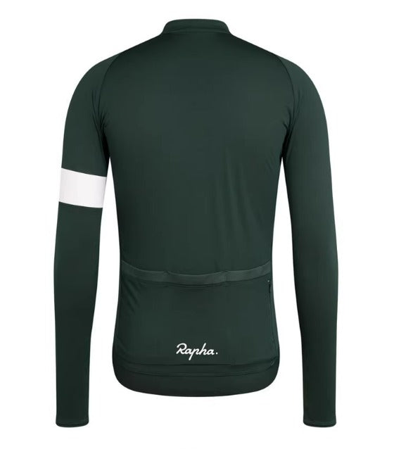 Rapha koszulka kolarska unisex | długi rękaw z polarową podszewką